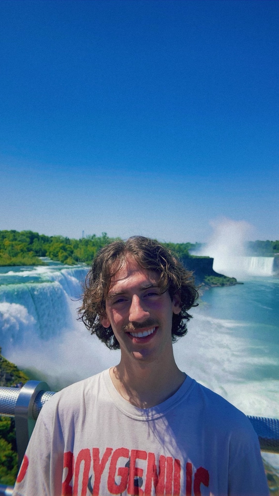 Matt Kerber by Niagara Falls