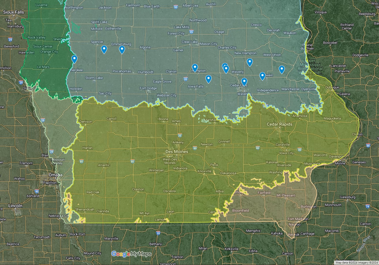 swamp lousewort accession map